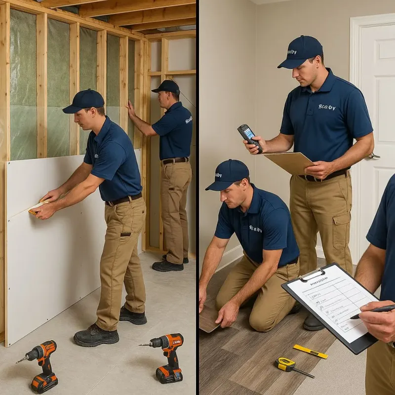 Repairs and Reconstruction process in Sterling City, TX